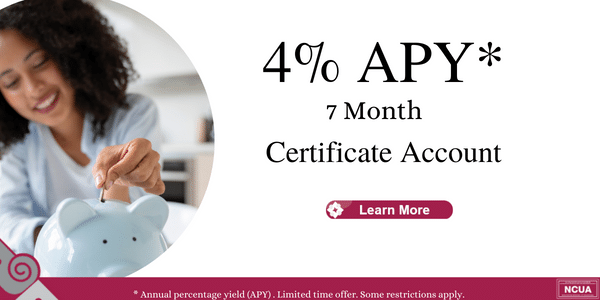 Certificate Account Special. For more information visit www.copoco.org or talk to one of our Member Service Reps today.  